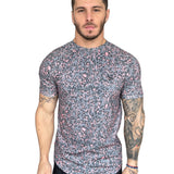 Predator - Pink T-shirt for Men - Sarman Fashion - Wholesale Clothing Fashion Brand for Men from Canada