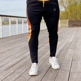 Preslus- Black/Yellow Track Pant for Men - Sarman Fashion - Wholesale Clothing Fashion Brand for Men from Canada