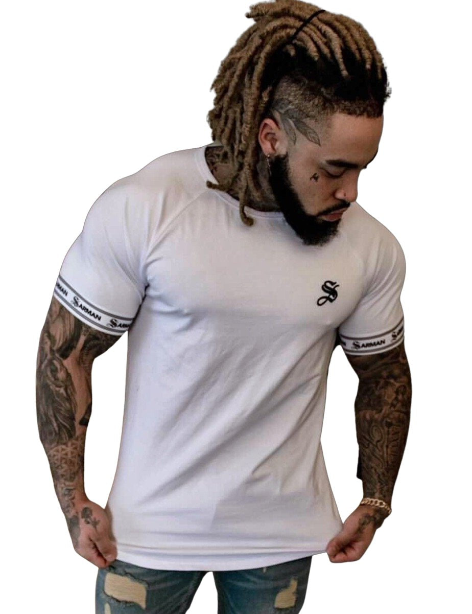 Pure - White T-shirt for Men - Sarman Fashion - Wholesale Clothing Fashion Brand for Men from Canada