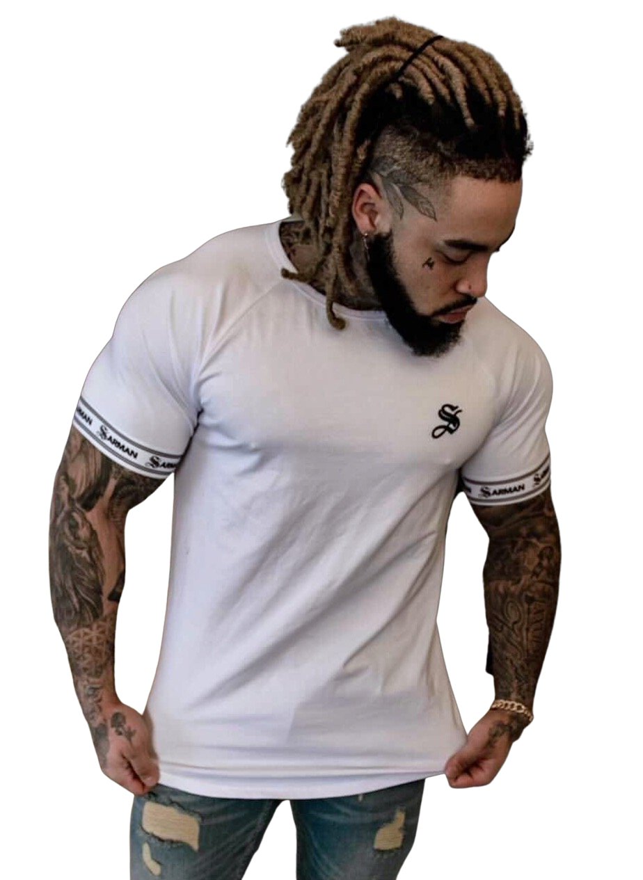 Pure - White T-shirt for Men - Sarman Fashion - Wholesale Clothing Fashion Brand for Men from Canada