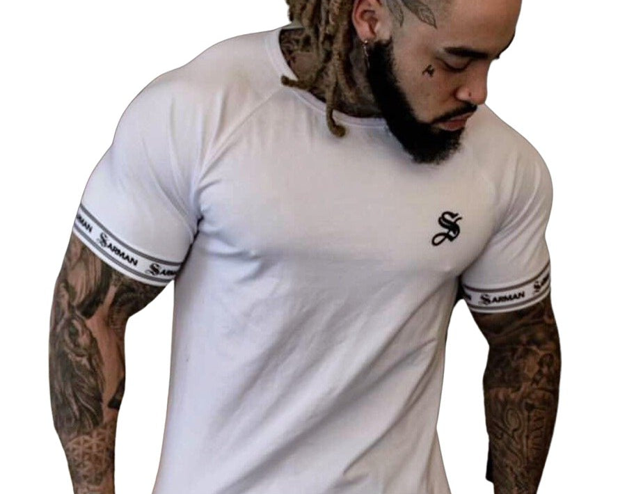 Pure - White T-shirt for Men - Sarman Fashion - Wholesale Clothing Fashion Brand for Men from Canada