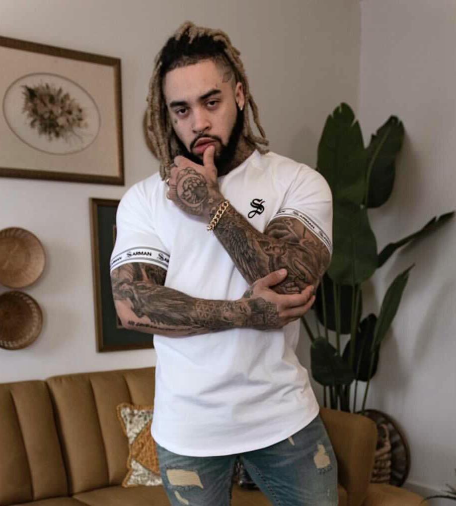 Pure - White T-shirt for Men - Sarman Fashion - Wholesale Clothing Fashion Brand for Men from Canada