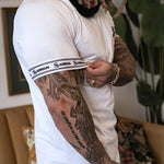 Pure - White T-shirt for Men - Sarman Fashion - Wholesale Clothing Fashion Brand for Men from Canada