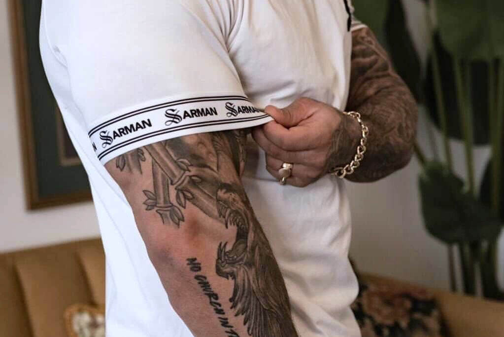 Pure - White T-shirt for Men - Sarman Fashion - Wholesale Clothing Fashion Brand for Men from Canada