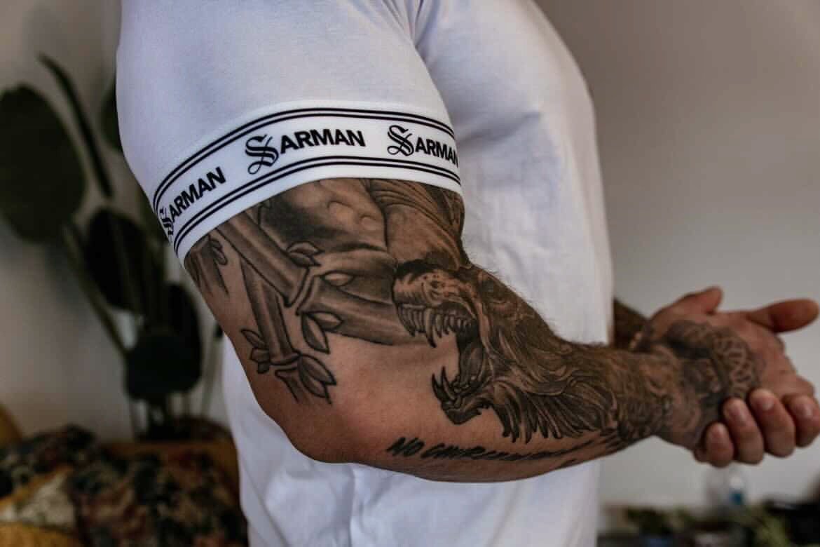 Pure - White T-shirt for Men - Sarman Fashion - Wholesale Clothing Fashion Brand for Men from Canada