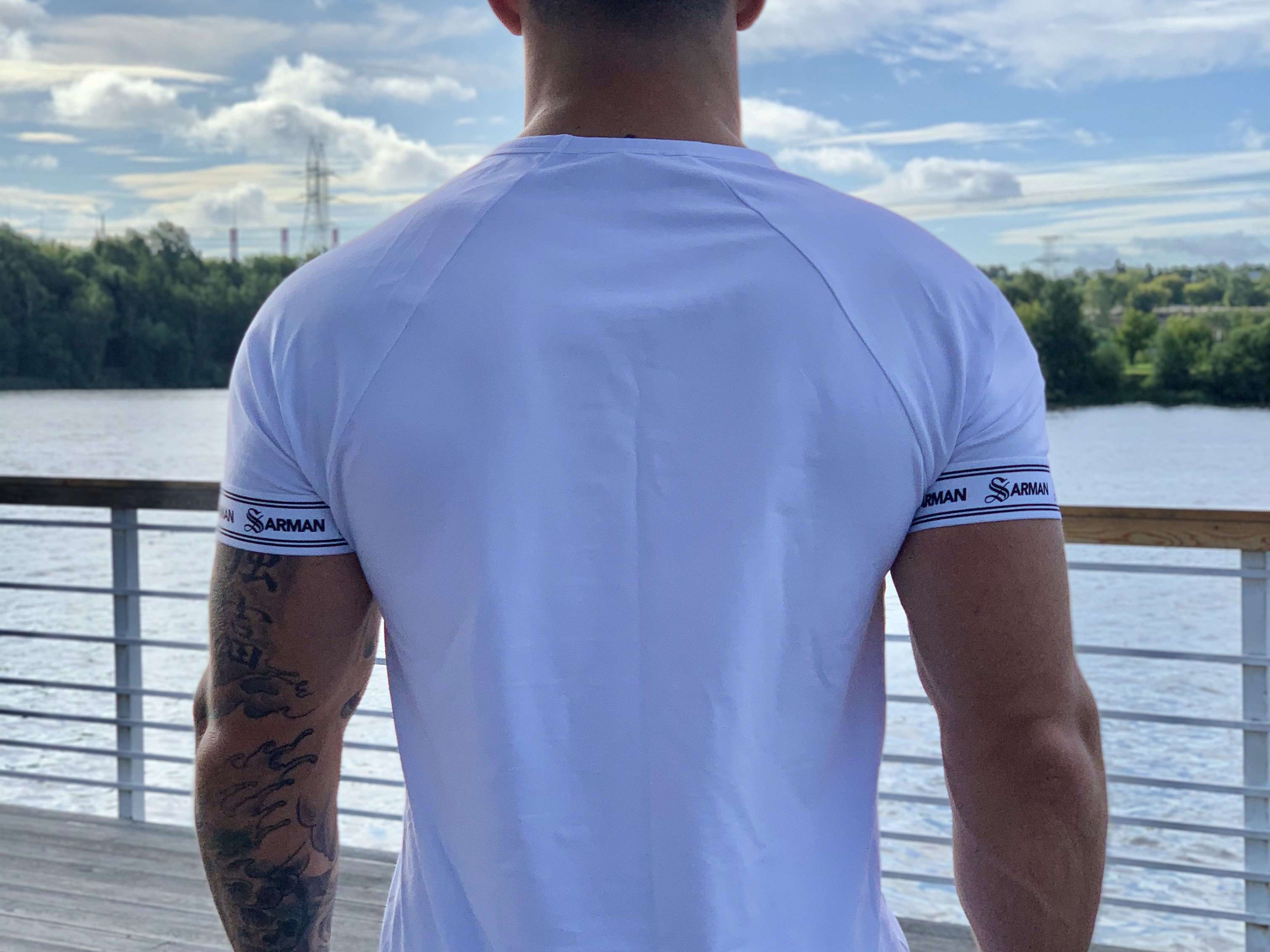 Pure - White T-shirt for Men (PRE-ORDER DISPATCH DATE 25 SEPTEMBER) - Sarman Fashion - Wholesale Clothing Fashion Brand for Men from Canada