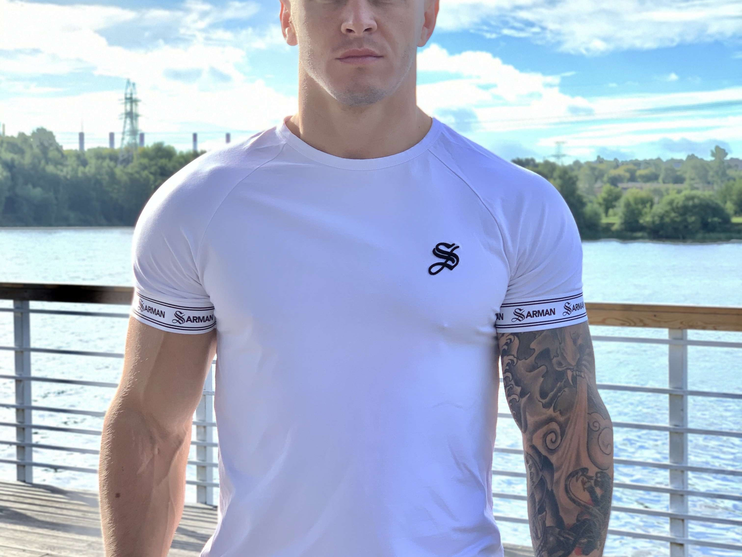 Pure - White T-shirt for Men (PRE-ORDER DISPATCH DATE 25 SEPTEMBER) - Sarman Fashion - Wholesale Clothing Fashion Brand for Men from Canada