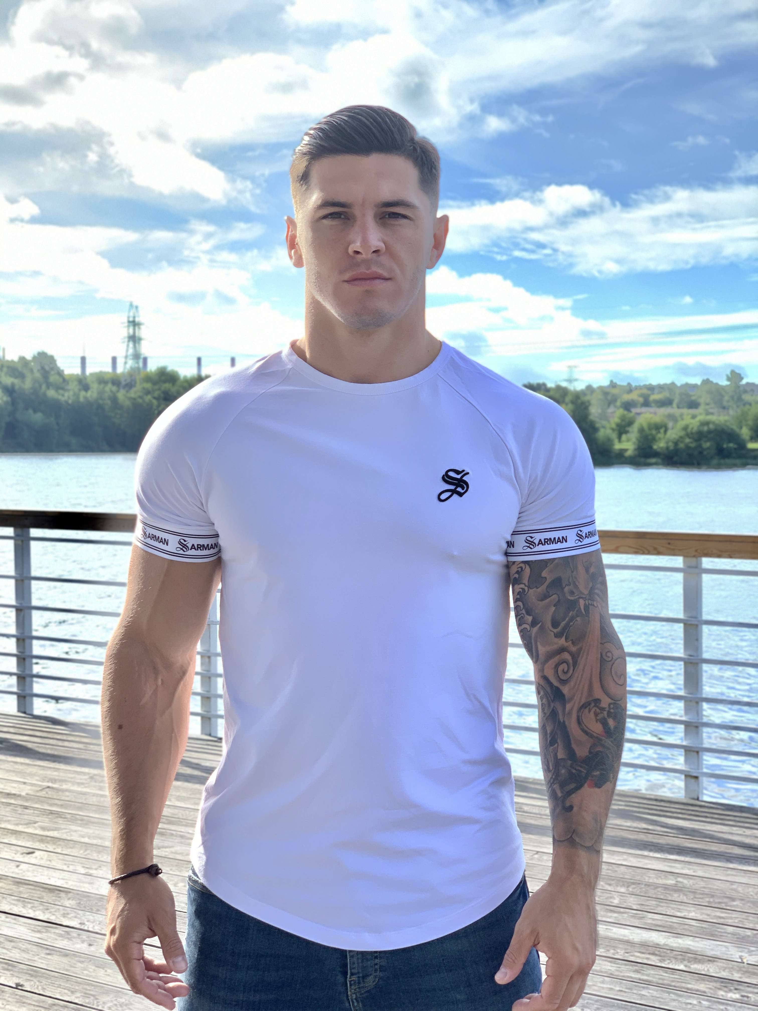Pure - White T-shirt for Men (PRE-ORDER DISPATCH DATE 25 SEPTEMBER) - Sarman Fashion - Wholesale Clothing Fashion Brand for Men from Canada