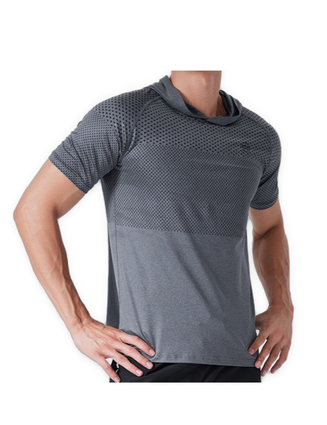 Pyramid - Hood T-shirt for Men - Sarman Fashion - Wholesale Clothing Fashion Brand for Men from Canada