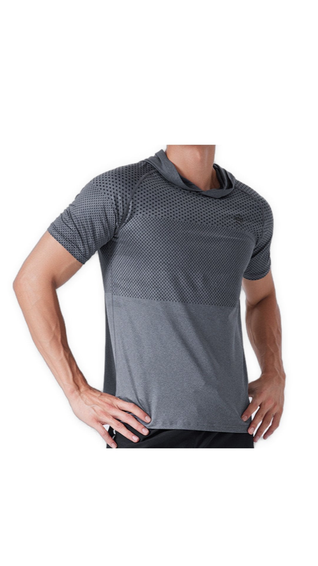 Pyramid - Hood T-shirt for Men - Sarman Fashion - Wholesale Clothing Fashion Brand for Men from Canada