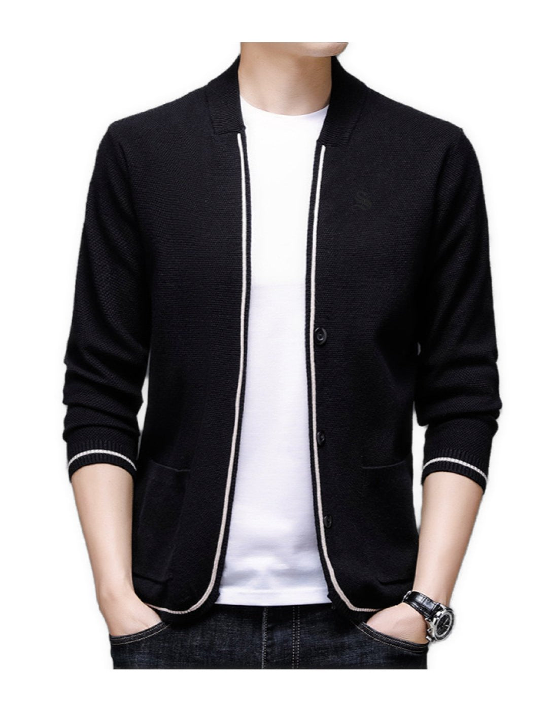 QueenKun - Long Sleeve Sweatshirt for Men - Sarman Fashion - Wholesale Clothing Fashion Brand for Men from Canada