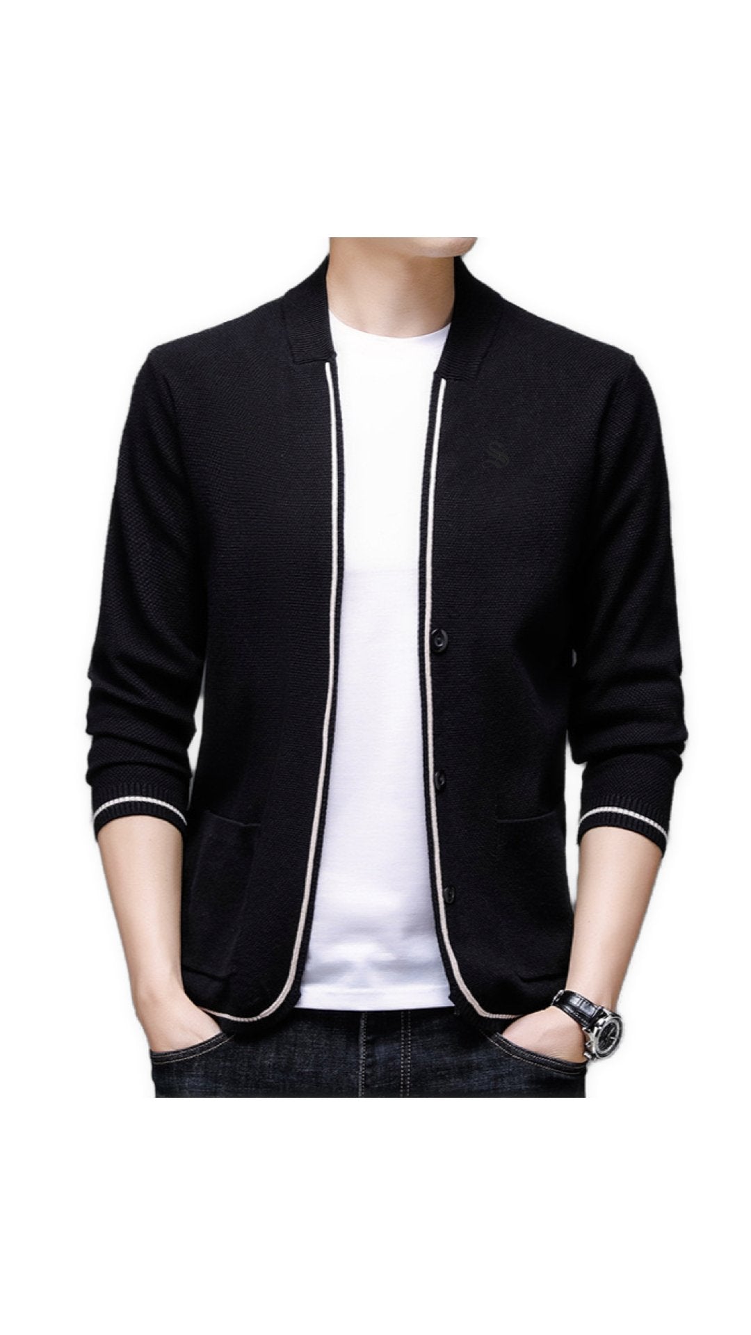 QueenKun - Long Sleeve Sweatshirt for Men - Sarman Fashion - Wholesale Clothing Fashion Brand for Men from Canada