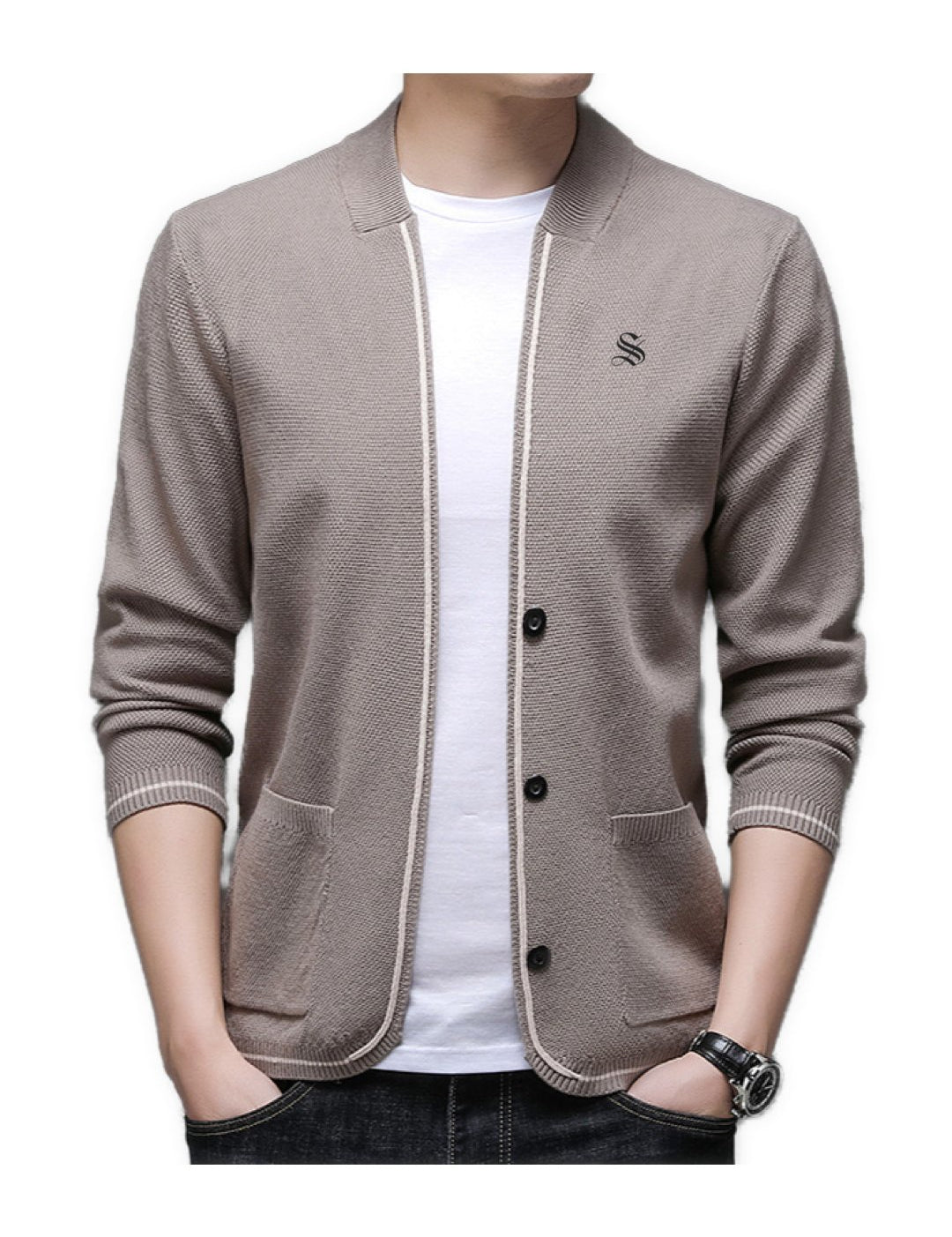 QueenKun - Long Sleeve Sweatshirt for Men - Sarman Fashion - Wholesale Clothing Fashion Brand for Men from Canada