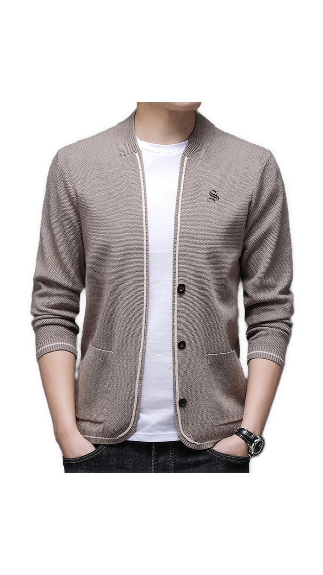 QueenKun - Long Sleeve Sweatshirt for Men - Sarman Fashion - Wholesale Clothing Fashion Brand for Men from Canada