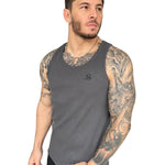 Raguel - Grey Tank Top for Men - Sarman Fashion - Wholesale Clothing Fashion Brand for Men from Canada