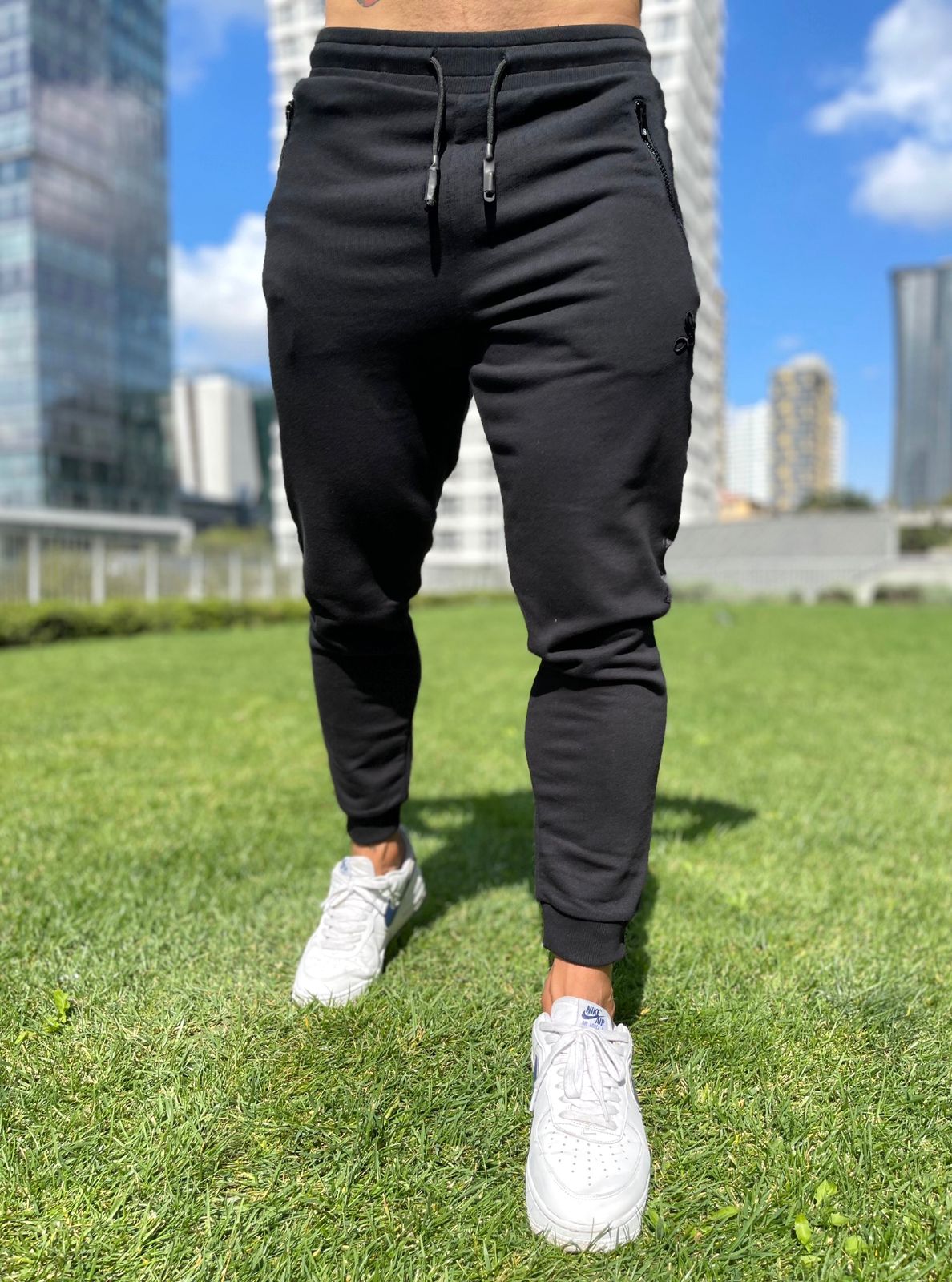 Raid - Black Track Pant for Men (PRE-ORDER DISPATCH DATE 25 DECEMBER 2021) - Sarman Fashion - Wholesale Clothing Fashion Brand for Men from Canada