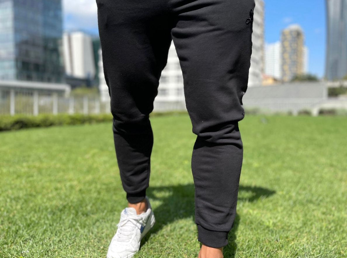 Raid - Black Track Pant for Men (PRE-ORDER DISPATCH DATE 25 DECEMBER 2021) - Sarman Fashion - Wholesale Clothing Fashion Brand for Men from Canada