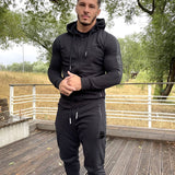 Raid - Black Track Pant for Men (PRE-ORDER DISPATCH DATE 25 DECEMBER 2021) - Sarman Fashion - Wholesale Clothing Fashion Brand for Men from Canada