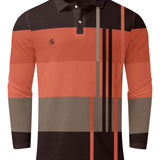 Rainblow - Long Sleeves Polo Shirt for Men - Sarman Fashion - Wholesale Clothing Fashion Brand for Men from Canada