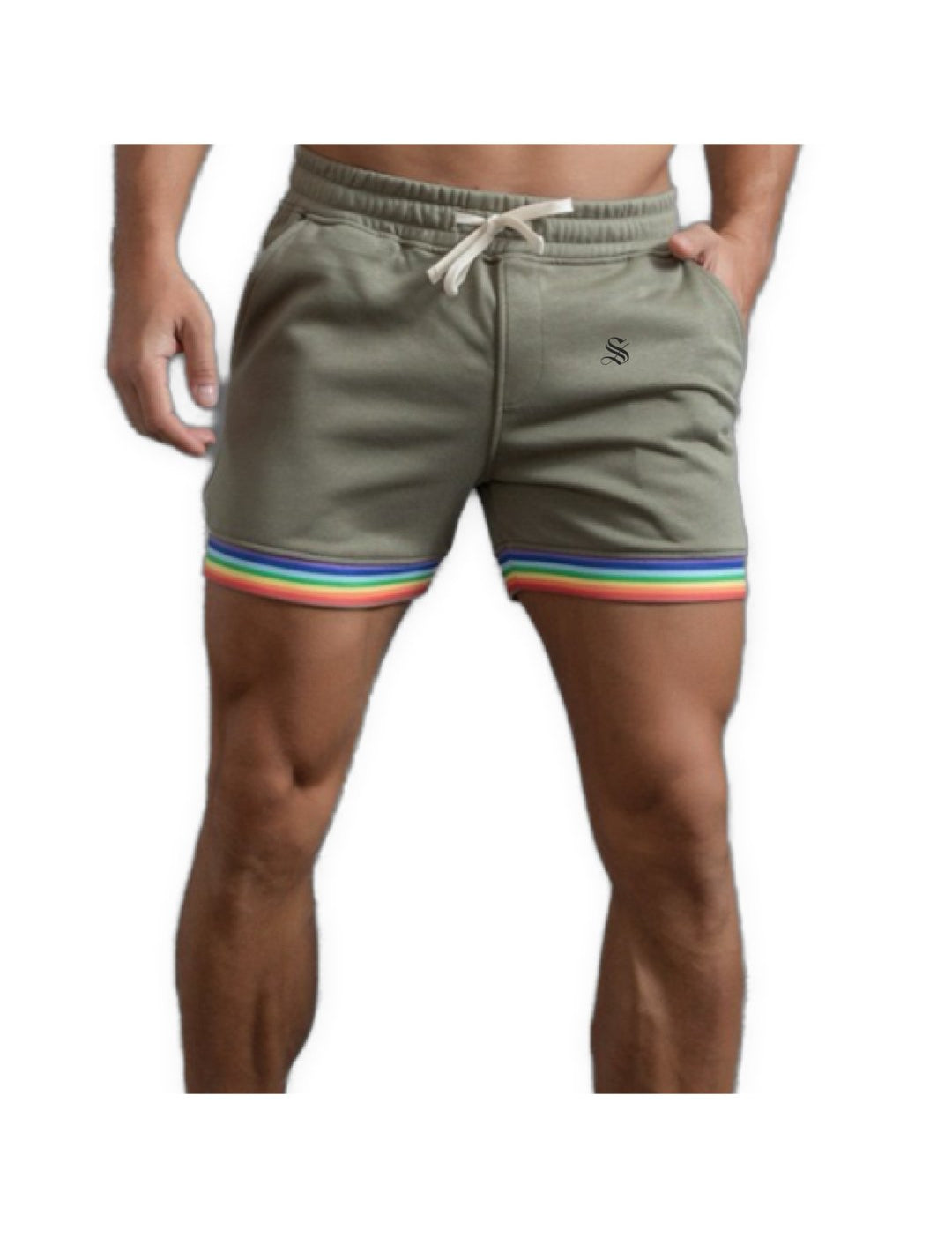 Rainbow - Shorts for Men - Sarman Fashion - Wholesale Clothing Fashion Brand for Men from Canada