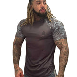 Rambo - Grey T- Shirt for Men - Sarman Fashion - Wholesale Clothing Fashion Brand for Men from Canada