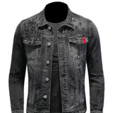 Razdelinka - Long Sleeve Jeans Jacket for Men - Sarman Fashion - Wholesale Clothing Fashion Brand for Men from Canada