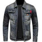 RBCT - Long Sleeve Jeans Jacket for Men - Sarman Fashion - Wholesale Clothing Fashion Brand for Men from Canada
