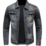 RBCT - Long Sleeve Jeans Jacket for Men - Sarman Fashion - Wholesale Clothing Fashion Brand for Men from Canada