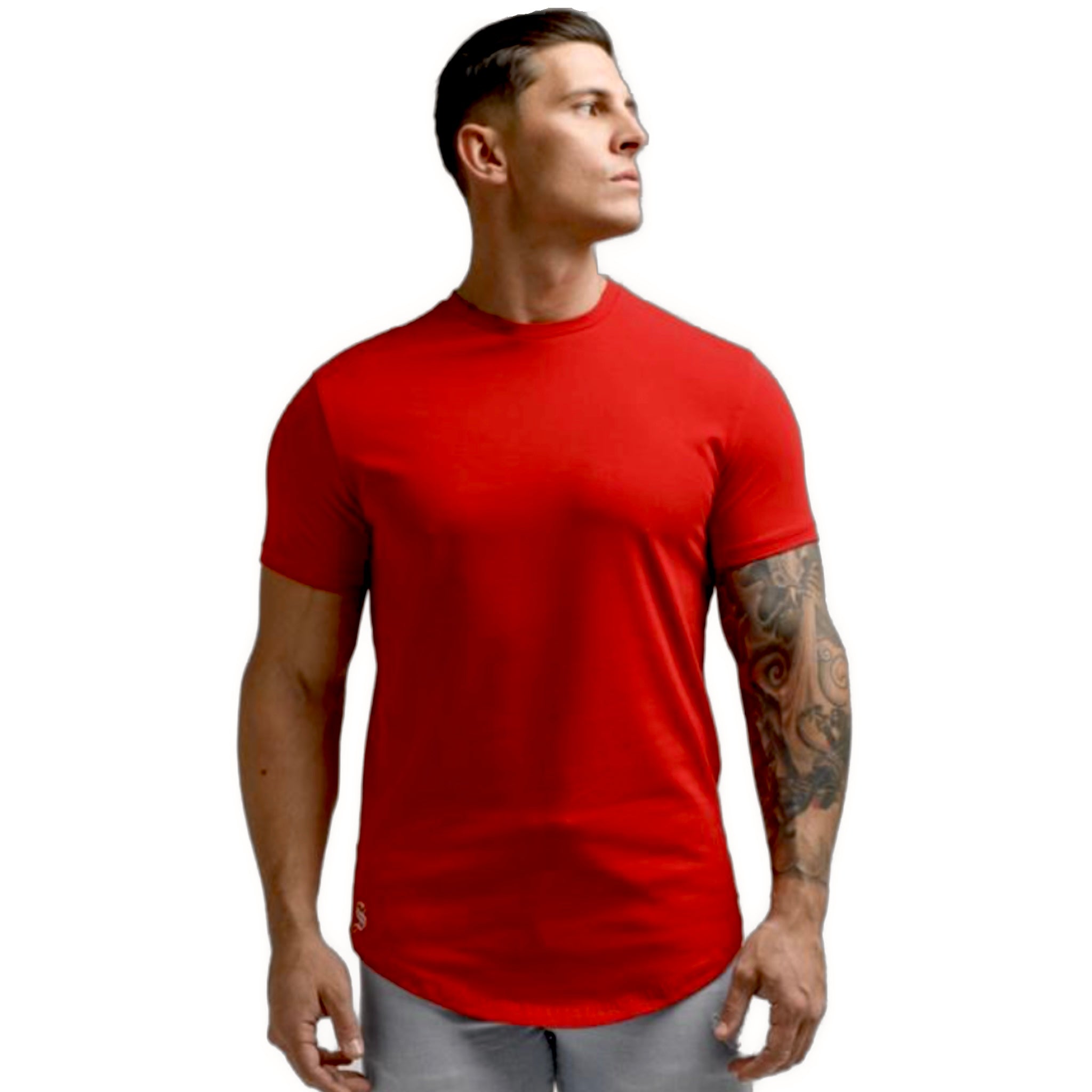 RedKing - Red T-Shirt for Men (PRE-ORDER DISPATCH DATE 25 September 2024) - Sarman Fashion - Wholesale Clothing Fashion Brand for Men from Canada