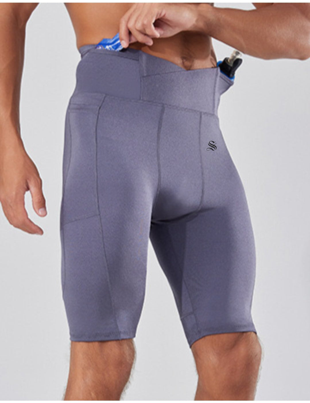 RizzJizz - Leggings Shorts for Men - Sarman Fashion - Wholesale Clothing Fashion Brand for Men from Canada
