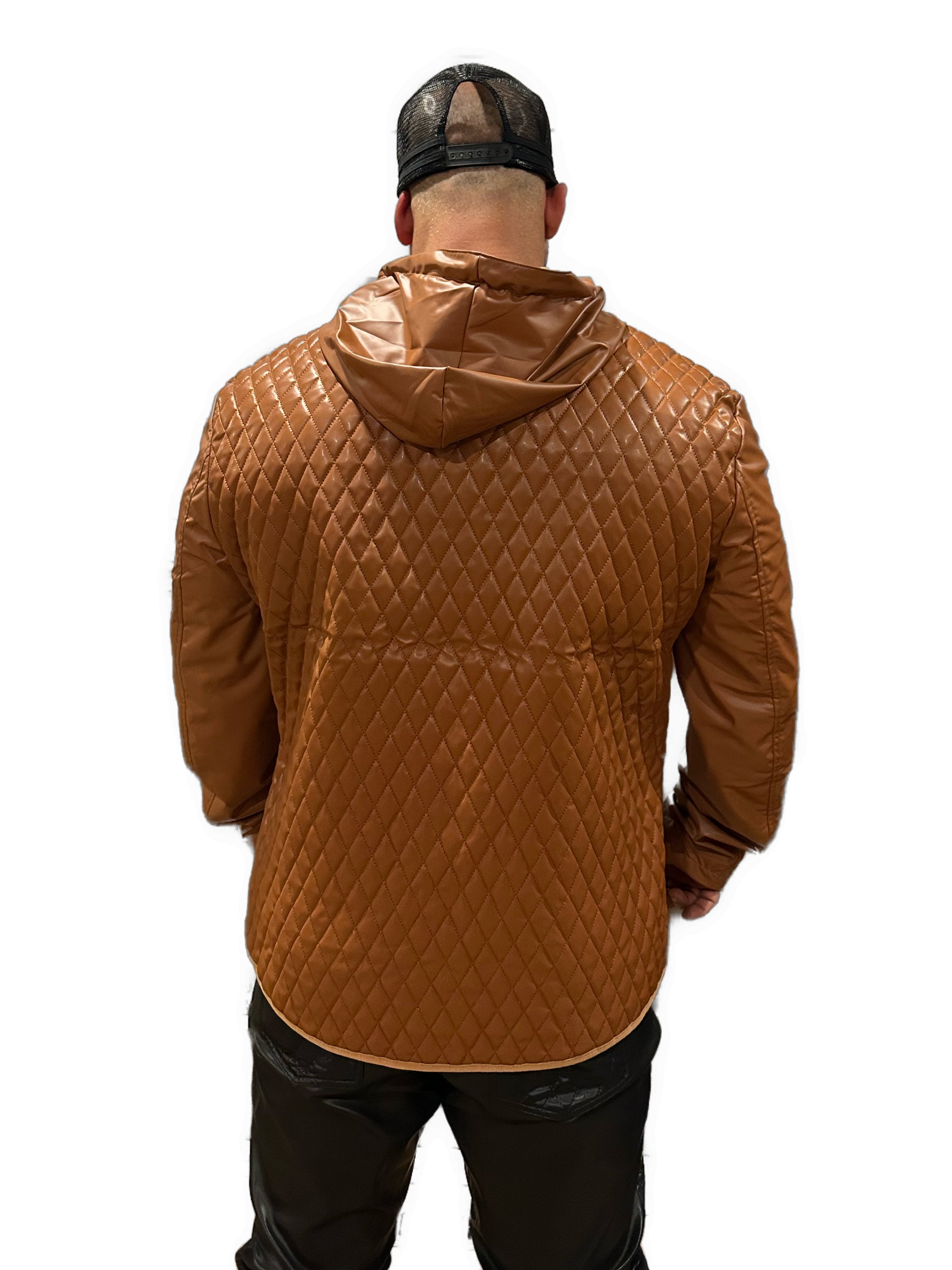 Robin 2 - Brown Jacket for Men - Sarman Fashion - Wholesale Clothing Fashion Brand for Men from Canada