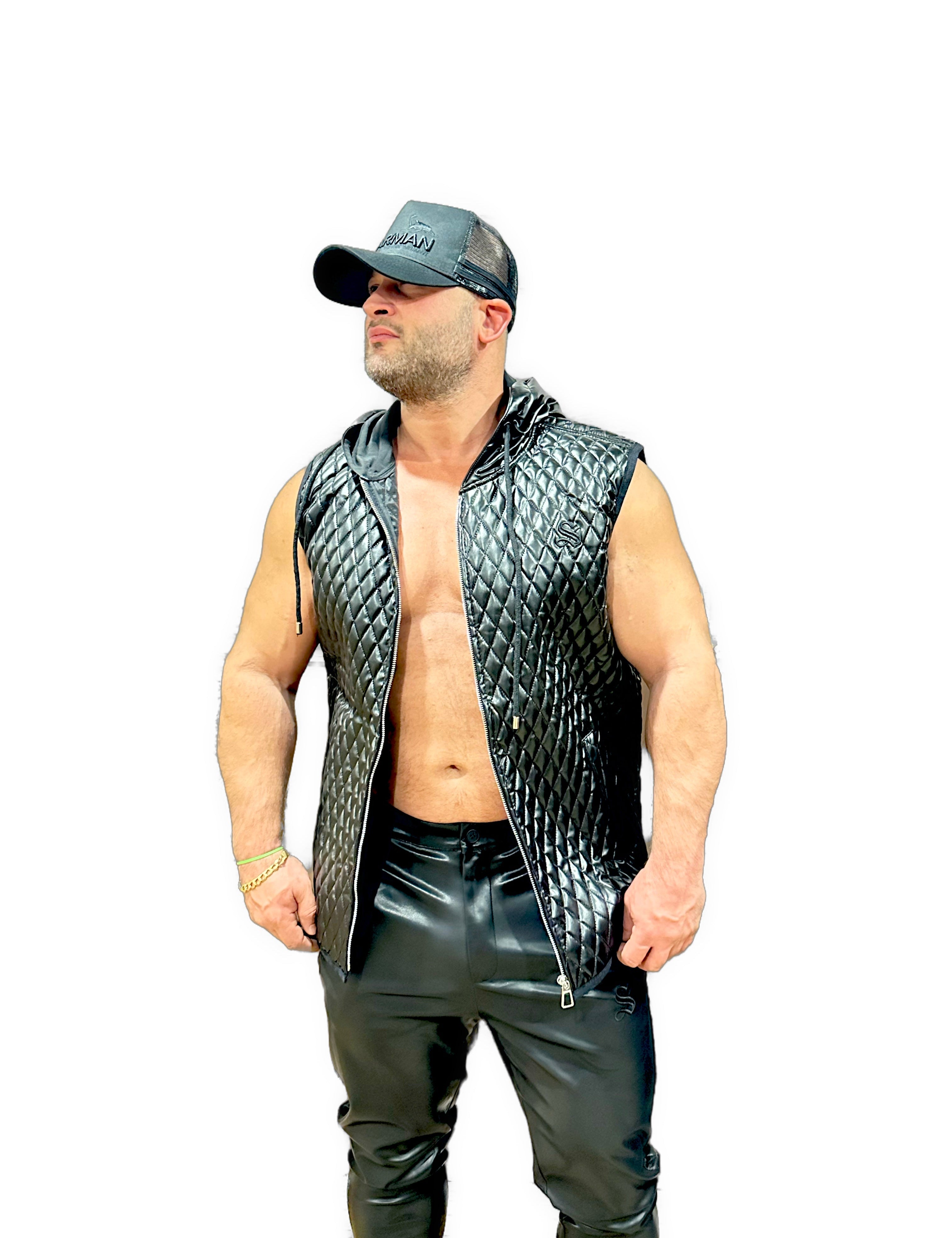Robin 4 - Black Jacket for Men - Sarman Fashion - Wholesale Clothing Fashion Brand for Men from Canada