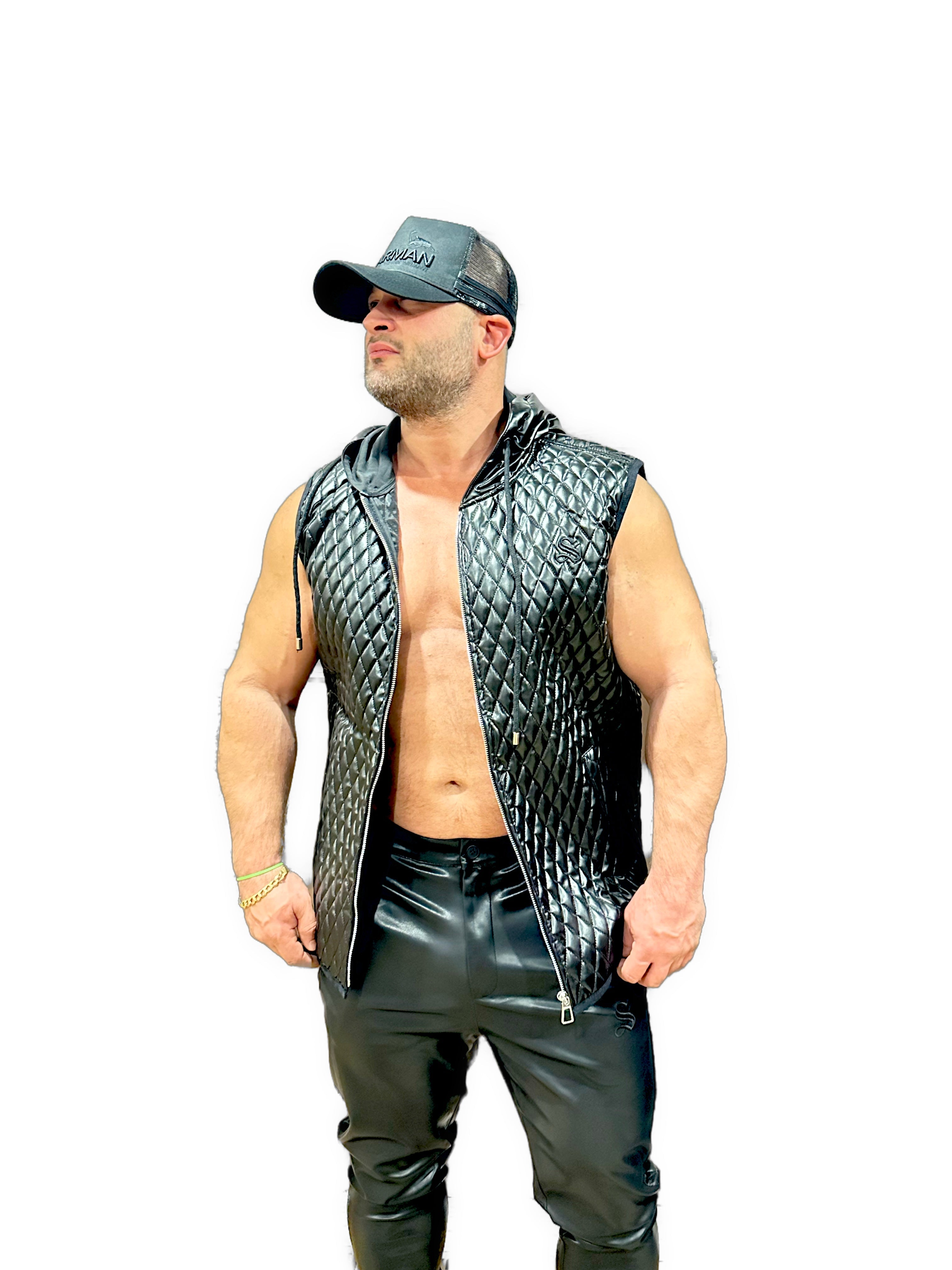 Robin 4 - Black Jacket for Men - Sarman Fashion - Wholesale Clothing Fashion Brand for Men from Canada