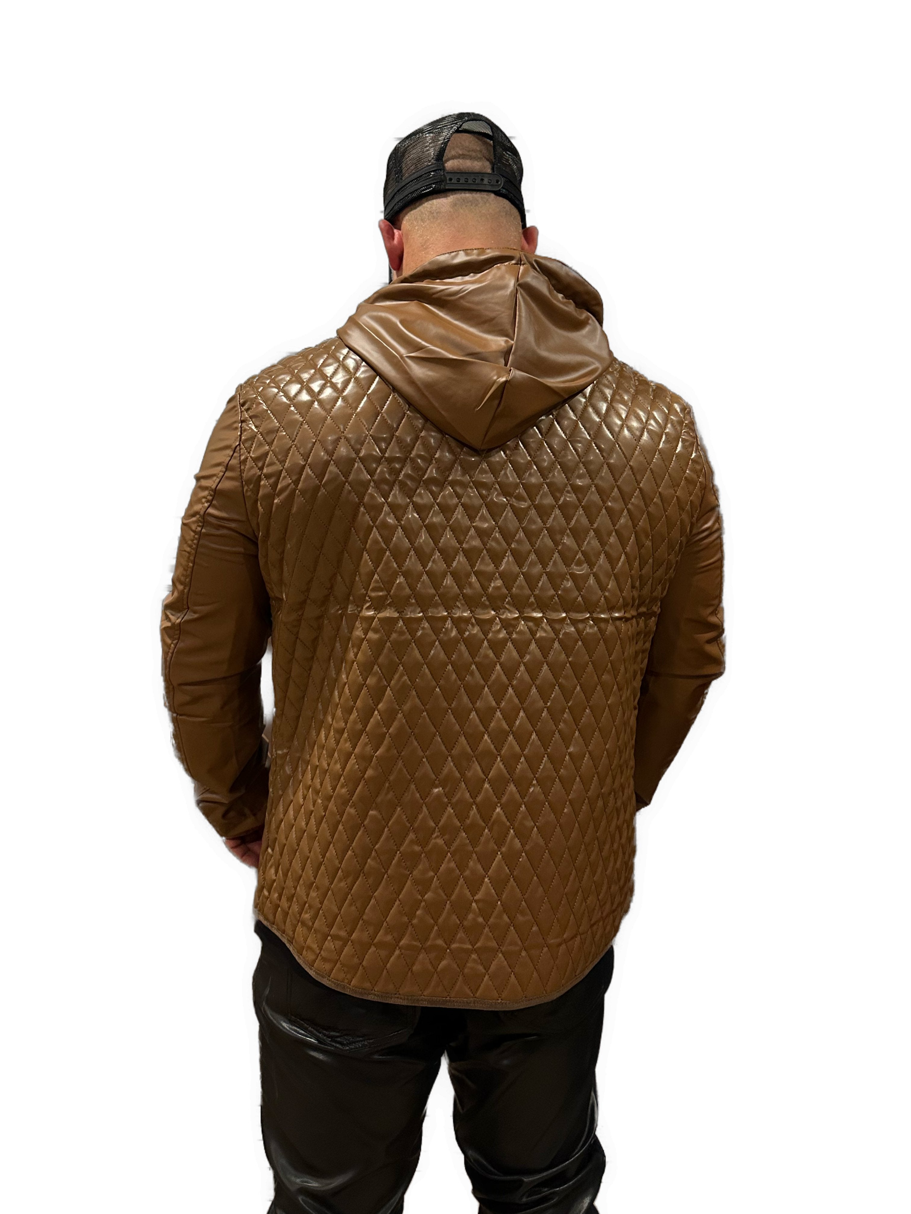 Robin 5 - Brown Jacket for Men - Sarman Fashion - Wholesale Clothing Fashion Brand for Men from Canada