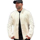 Robin 6 - White Jacket for Men - Sarman Fashion - Wholesale Clothing Fashion Brand for Men from Canada