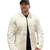 Robin 6 - White Jacket for Men - Sarman Fashion - Wholesale Clothing Fashion Brand for Men from Canada