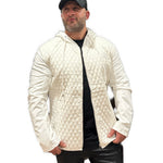 Robin 6 - White Jacket for Men - Sarman Fashion - Wholesale Clothing Fashion Brand for Men from Canada