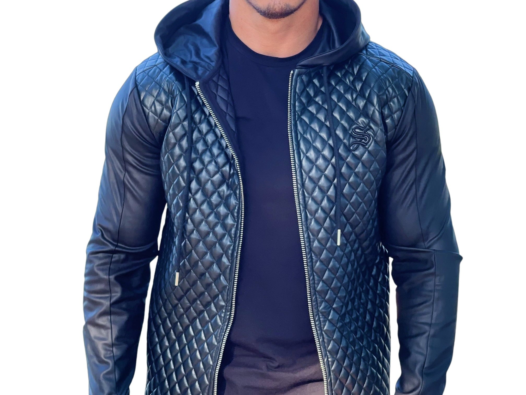 Robin - Black Jacket for Men (PRE-ORDER DISPATCH DATE 1 JULY 2022) - Sarman Fashion - Wholesale Clothing Fashion Brand for Men from Canada