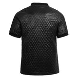 Romex - Zip Tee in Black for Men (PRE-ORDER DISPATCH DATE 20 OCTOBER 2023) - Sarman Fashion - Wholesale Clothing Fashion Brand for Men from Canada