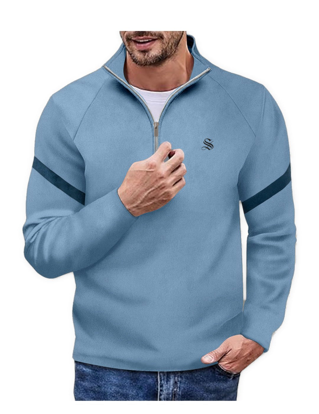 Rool - Track Top for Men - Sarman Fashion - Wholesale Clothing Fashion Brand for Men from Canada