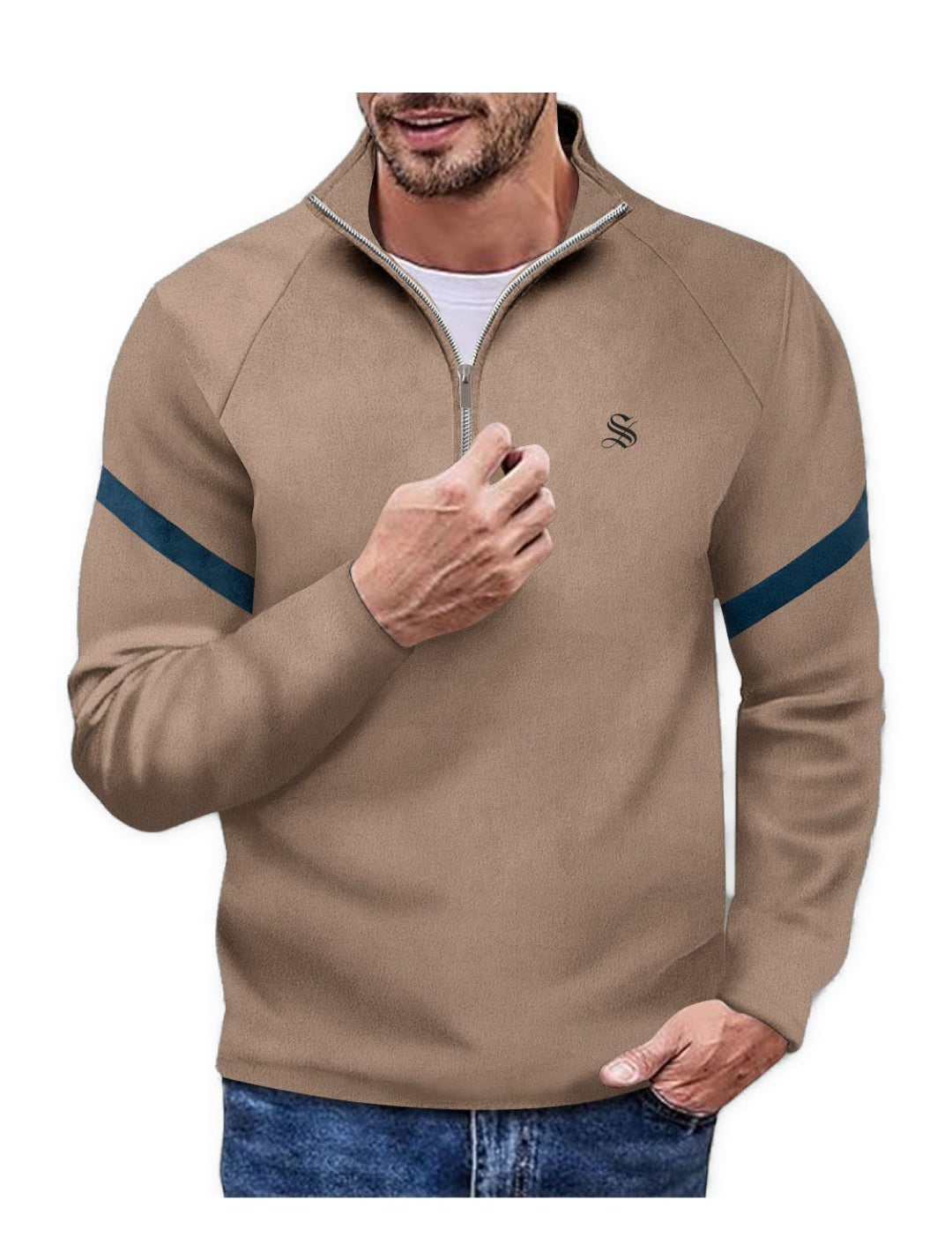 Rool - Track Top for Men - Sarman Fashion - Wholesale Clothing Fashion Brand for Men from Canada