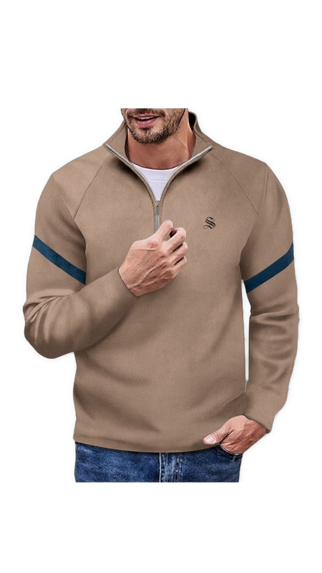 Rool - Track Top for Men - Sarman Fashion - Wholesale Clothing Fashion Brand for Men from Canada