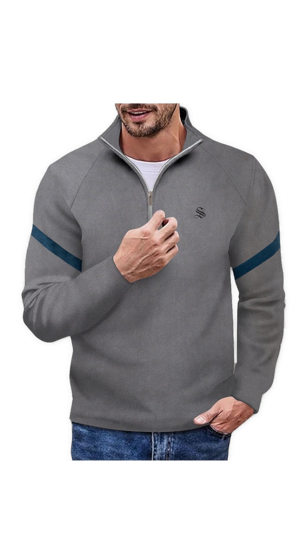 Rool - Track Top for Men - Sarman Fashion - Wholesale Clothing Fashion Brand for Men from Canada