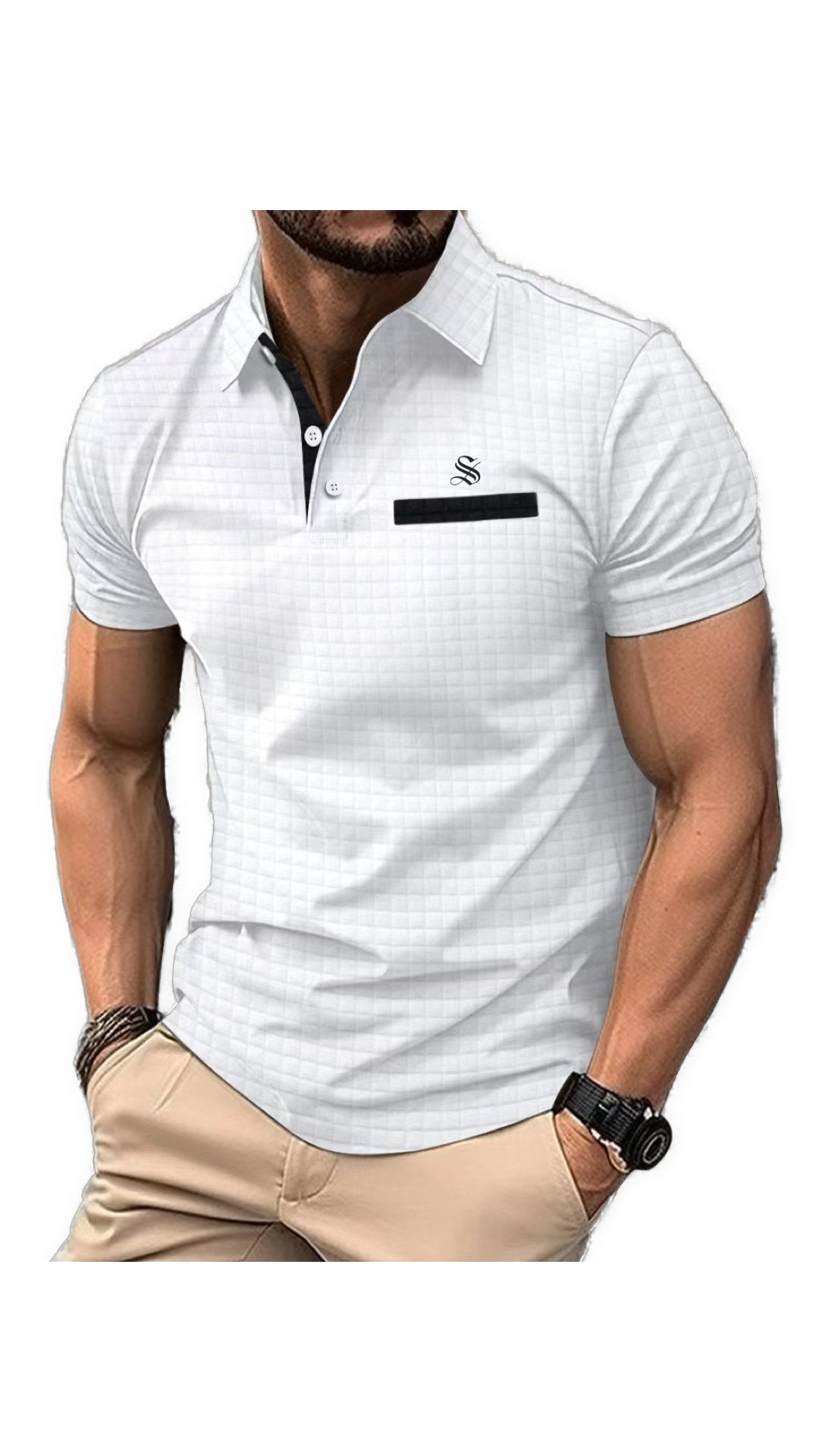 Roti - Polo Shirt for Men - Sarman Fashion - Wholesale Clothing Fashion Brand for Men from Canada