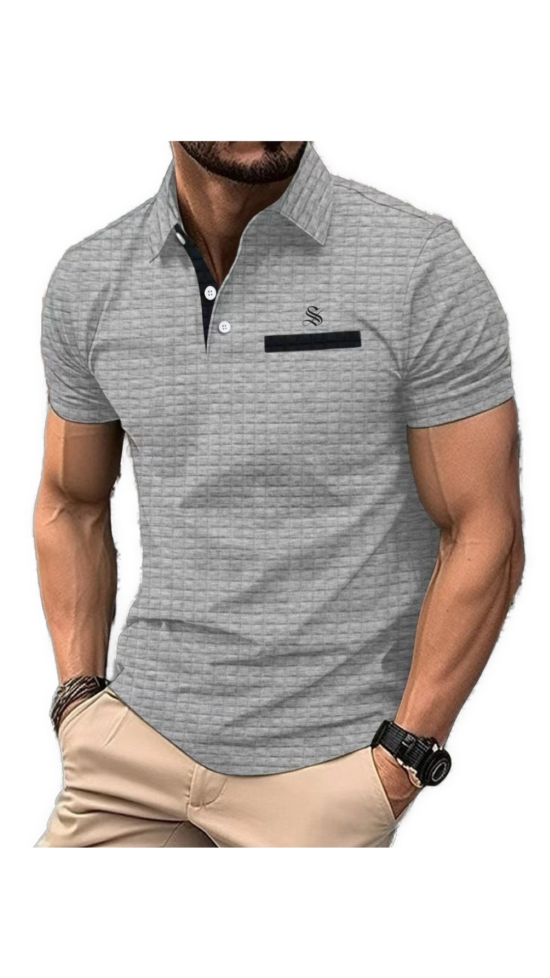 Roti - Polo Shirt for Men - Sarman Fashion - Wholesale Clothing Fashion Brand for Men from Canada