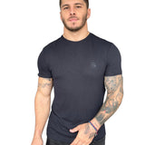 RotterDam - Black T-Shirt for Men (PRE-ORDER DISPATCH DATE 15 APRIL 2023) - Sarman Fashion - Wholesale Clothing Fashion Brand for Men from Canada