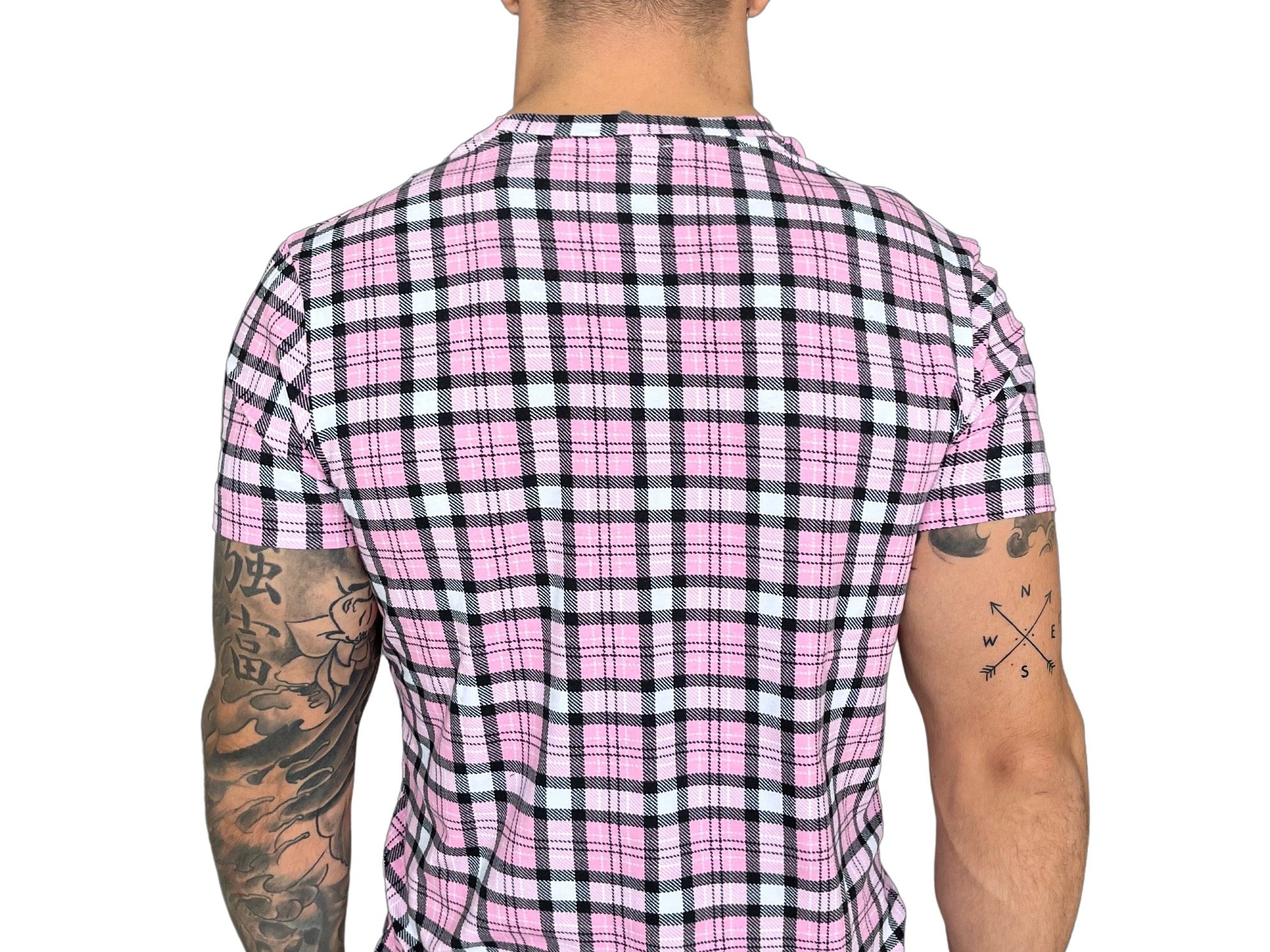RUBIKS CUBE - Pink T-shirt for Men (PRE-ORDER DISPATCH DATE 30 NOVEMBER 2022) - Sarman Fashion - Wholesale Clothing Fashion Brand for Men from Canada