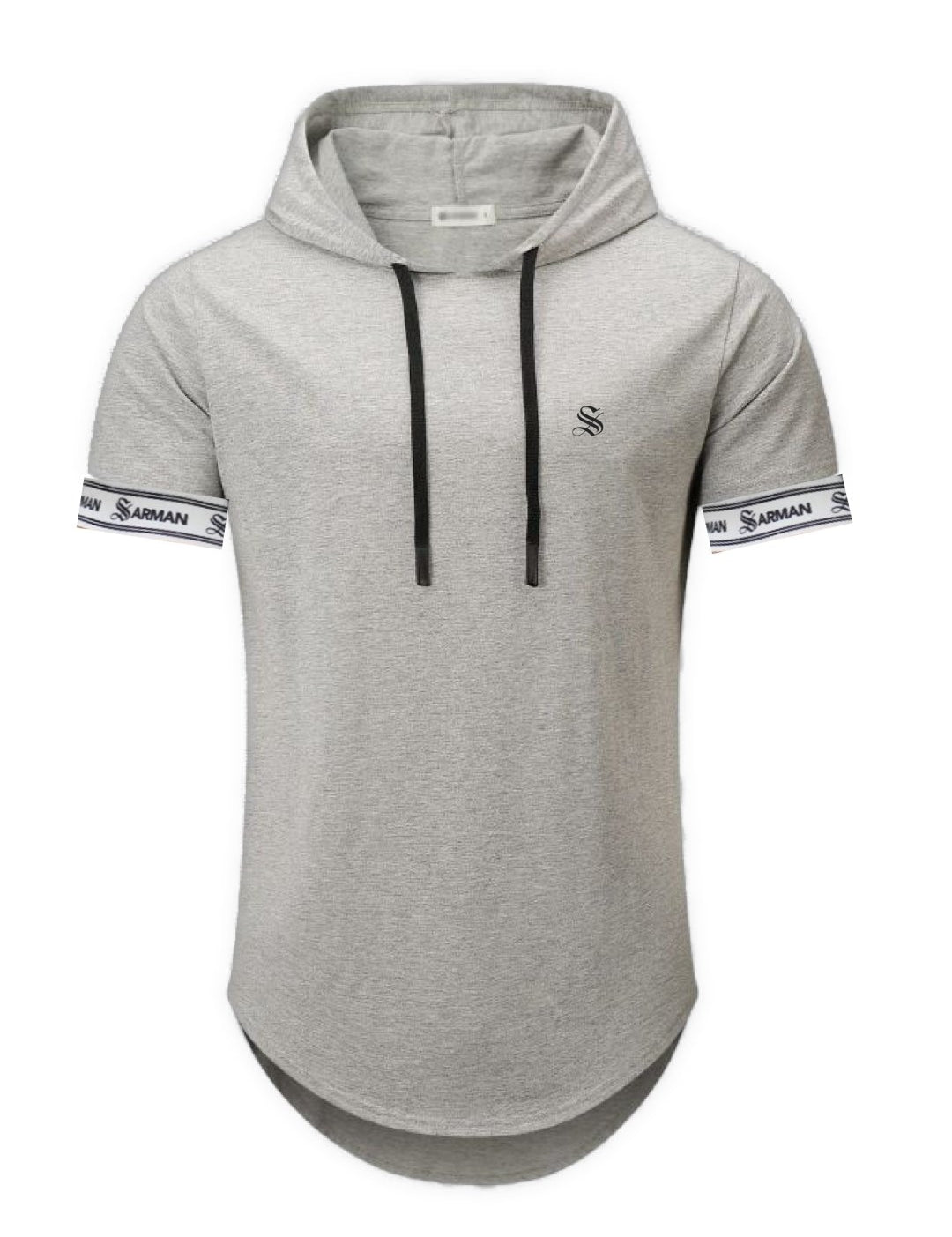 Rubiloba - Hood T-shirt With Straps for Men - Sarman Fashion - Wholesale Clothing Fashion Brand for Men from Canada