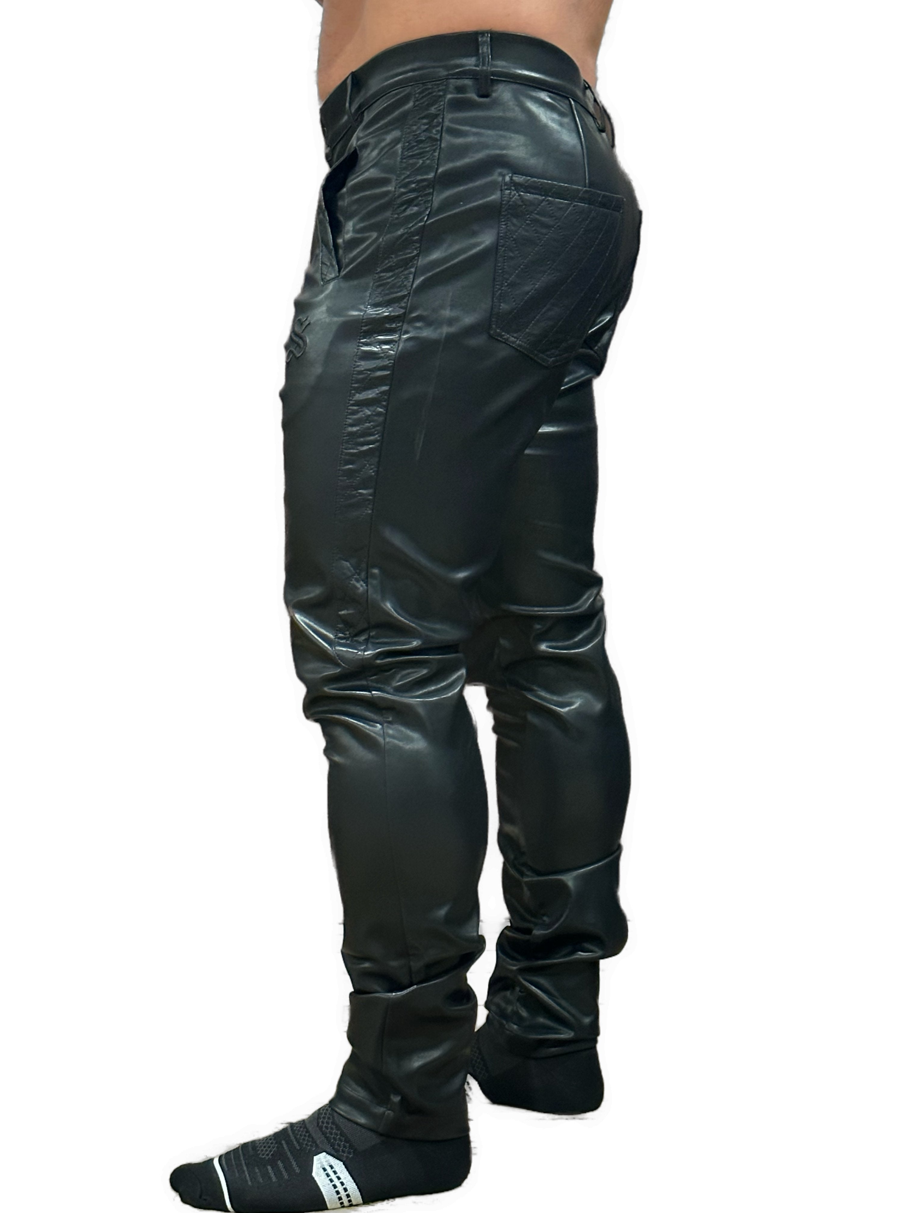 Sapio - Black Skinny Legs Pants for Men - Sarman Fashion - Wholesale Clothing Fashion Brand for Men from Canada