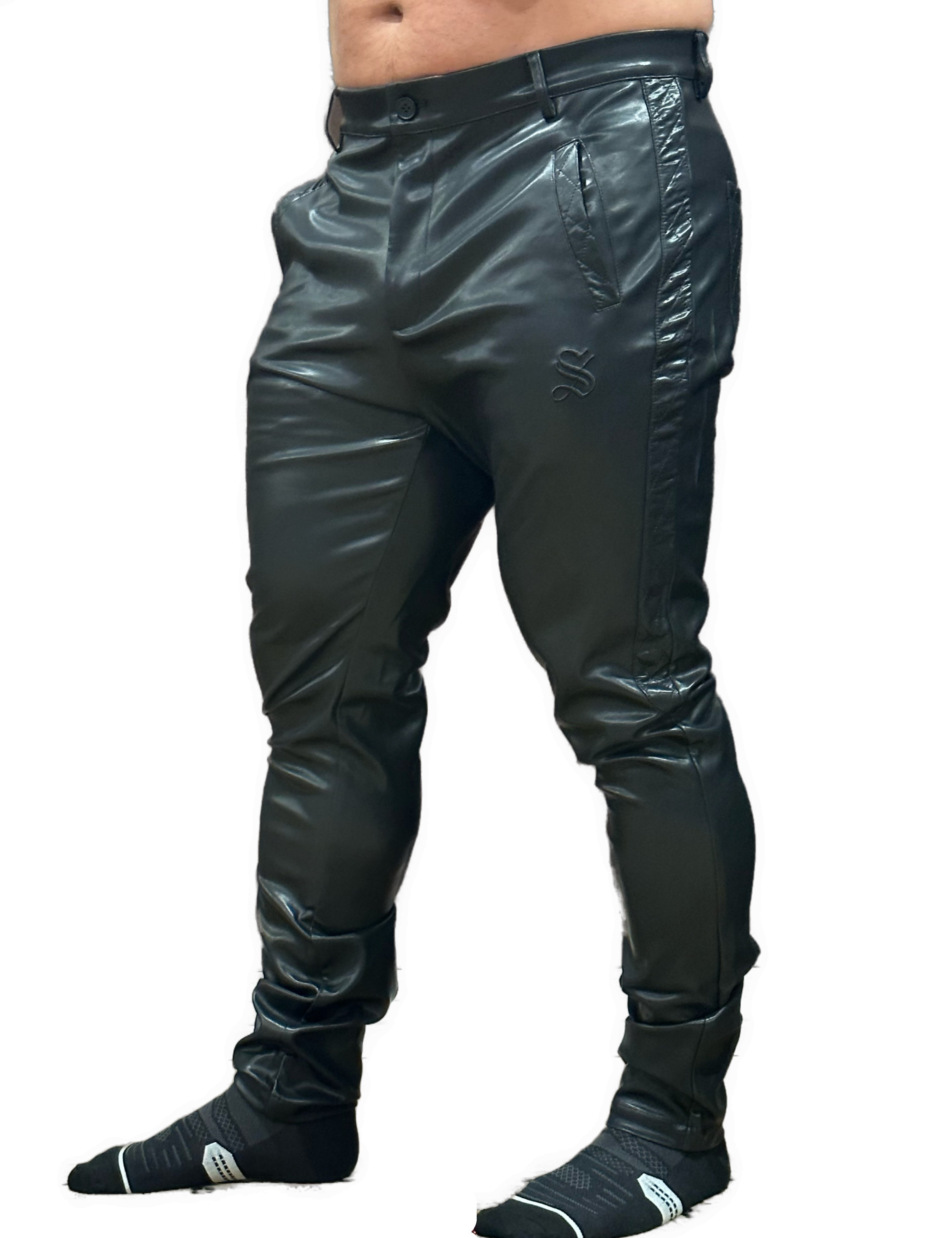 Sapio - Black Skinny Legs Pants for Men - Sarman Fashion - Wholesale Clothing Fashion Brand for Men from Canada